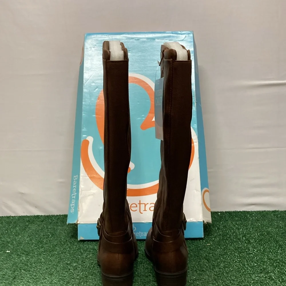 NWT BareTraps Brown Over the Knee Boots women’s size 6.5 (OKPM-07-113)